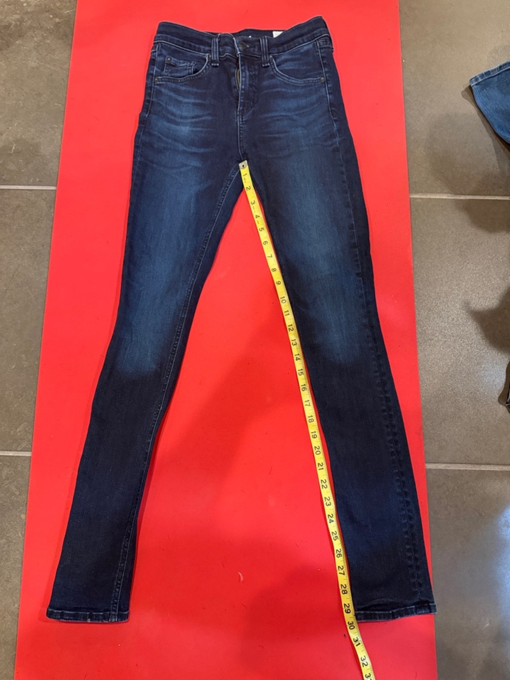 rag & bone - Women's Dark Wash Skinny Jeans - Size 25